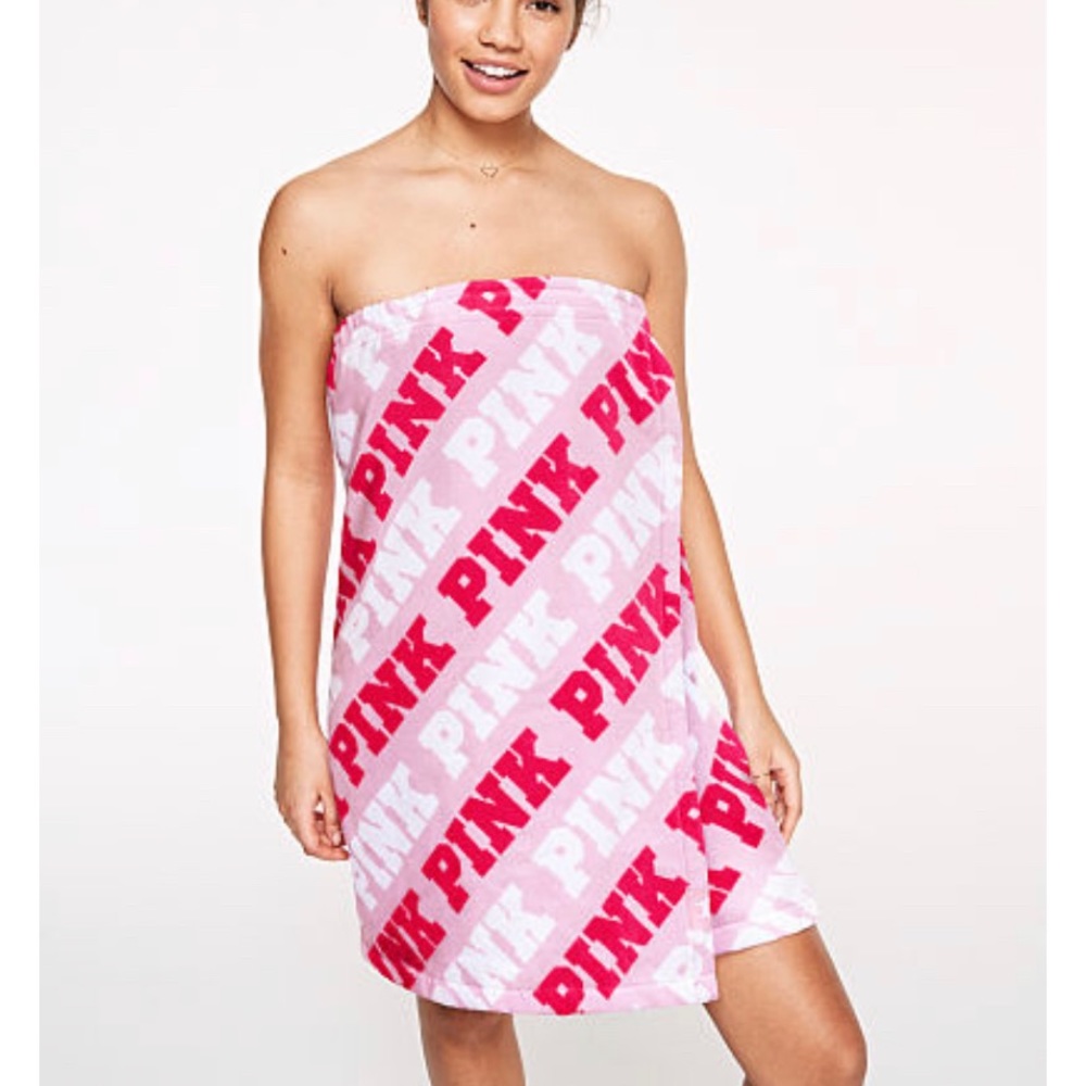 PINK VS Wrap Towel